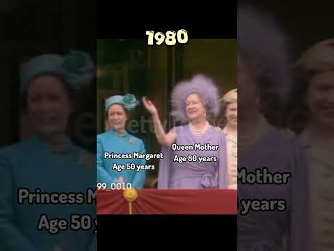 Queen Mother and Princess Margaret in 1980 ❤️😢 2002 Princess Margaret funeral