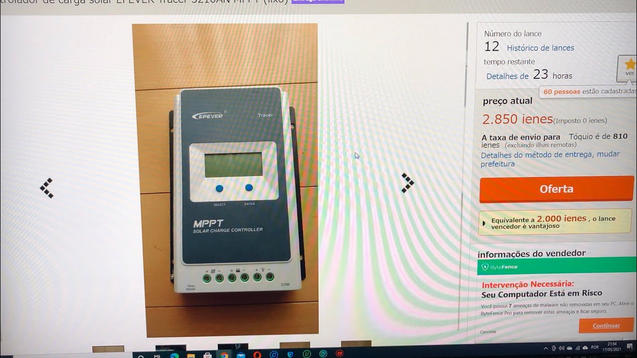 Controlador de carga Mppt Tracer de 30A