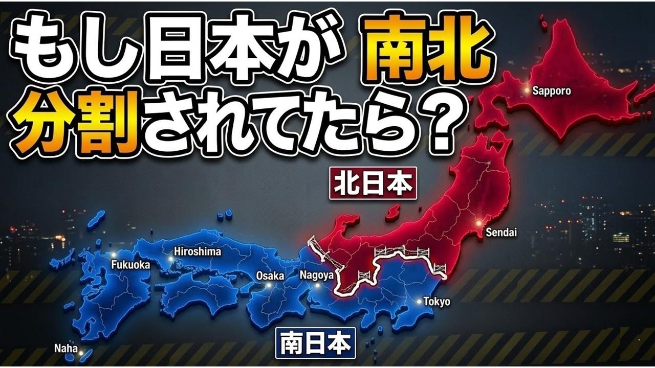 【地政学】日本が戦後に南北分割されていたら？