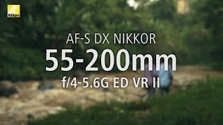 Nikon AF-S DX VR Zoom-Nikkor 55-200mm f/4-5,6G IF-ED (3,6x) - відео 1