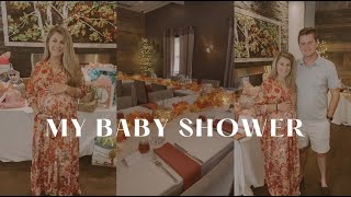MY BABY SHOWER | spend the day with me getting ready, opening gifts & more