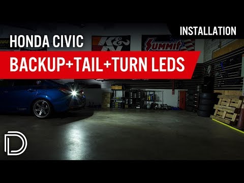 How to Install 2012-2016 Honda Civic Backup, Tail & Turn Signal LEDs