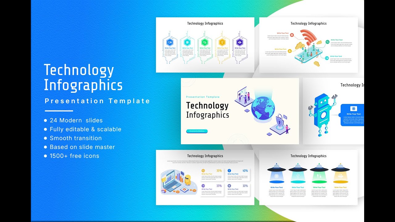 Supercharge Your Tech Presentations with the Technology Infographics Template