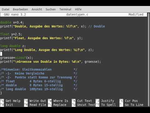 C Tutorial #007   Gleitkommazahlen