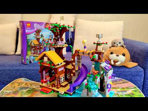 Конструктор LEGO BELA Friends 10497 (Аналог Lego Friends 41122) Спортивный лагерь: дом на дереве