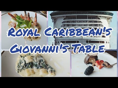 Save 50% at Giovanni's Table on Independence of the Seas | Royal Caribbean | Specialty Dining |