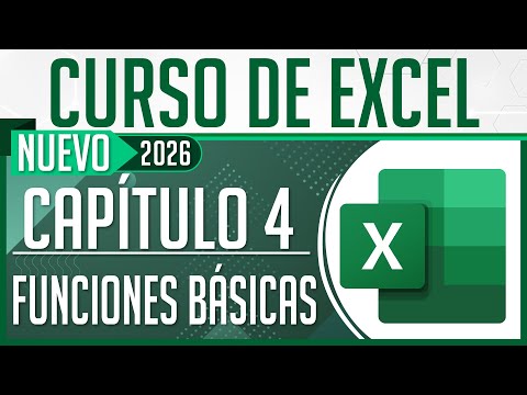 Nuevo Curso de Excel - Capítulo 4, Funciones Básicas 🎓 Dostin Hurtado