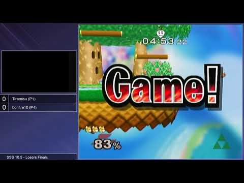 SSS 10.5 SSBM - HoG | Tiramisu (Fox) vs. bonfire10 (Sheik) - Melee LF