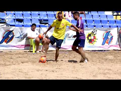 Gran jugada del CD Melistar durante la Copa RFEF de Fútbol Playa