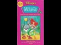 Opening To The Little Mermaid Whale Of A Tale UK VHS 1993