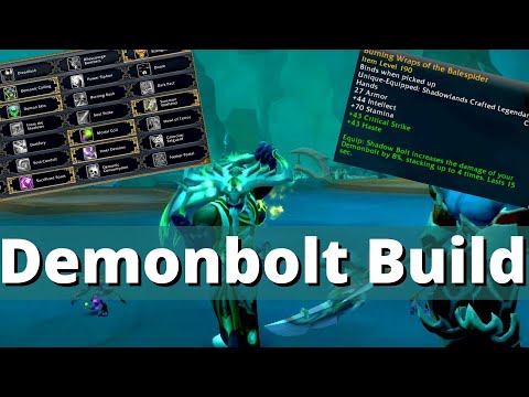 Demonology Warlock - PVE Demonbolt Build | Balespider's | Shadowlands