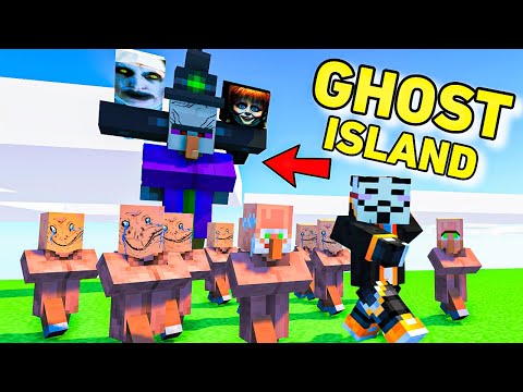 I Found a SECRET HORROR ISLAND in Minecraft