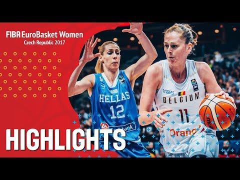 Баскетбол Belgium v Greece — Highlights — 3rd Place — FIBA EuroBasket Women 2017