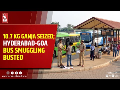 10.7 Kg Ganja Worth ₹10.5 Lakh Seized at Mapusa Bus Terminal