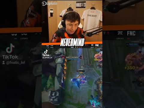 Every Fnatic fan was @Caedrel today #leagueoflegends #fnatic #esports #worlds2023