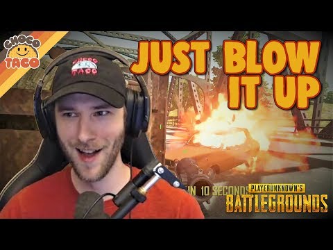 chocoTaco and Reid Blow Everything Up - PUBG Gameplay
