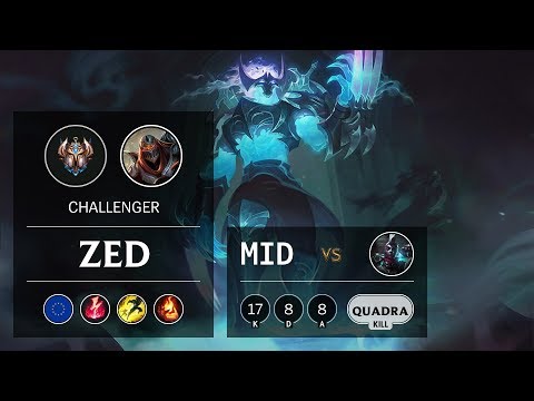 Zed Mid vs Ekko - EUW Challenger Patch 9.21