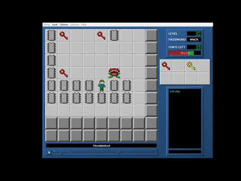 CCLP4 level 30 solution - 61 seconds