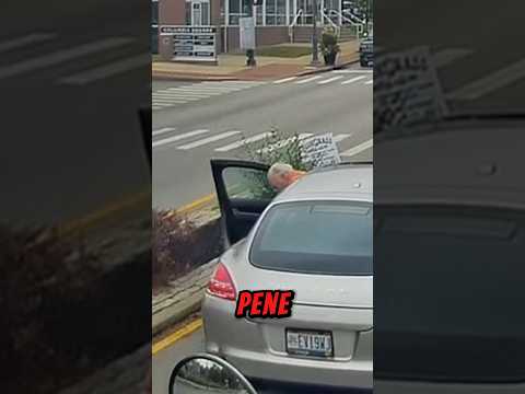 Karma instantáneo para un conductor de Porsche