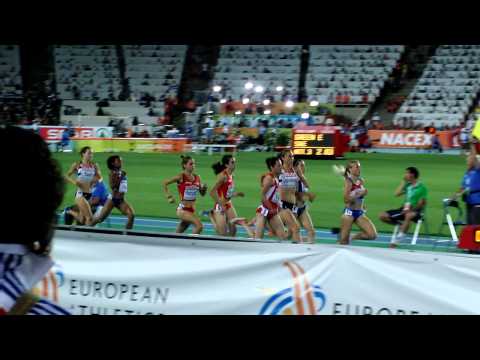 Europe 2010 Barcelone - J7 - Finale 1500m Femmes