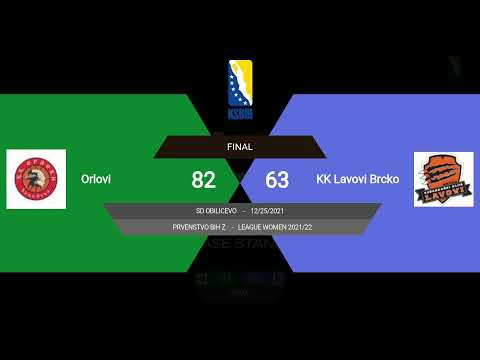 ŽKK Orlovi vs KK Lavovi - 9. kolo - KSBIH  -2021/2022