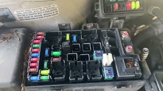 2005-2010 Honda Odyssey Under Hood Fuse Box