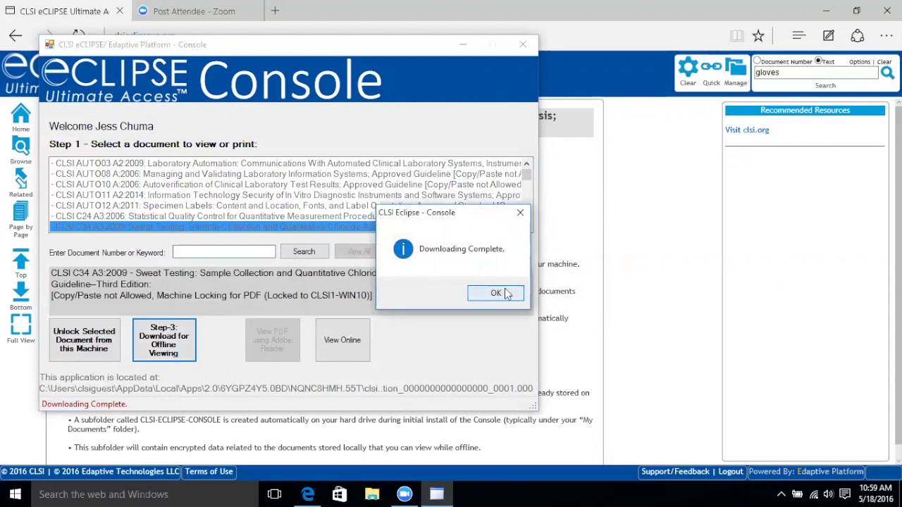eCLIPSE View Demo (May 2016)