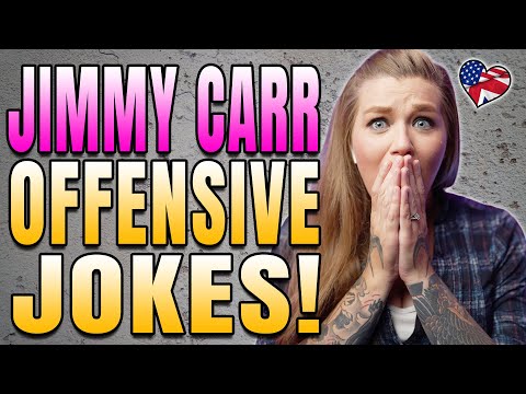 AMERICAN REACTS TO JIMMY CARR 20 MOST OFFENSIVE JOKES | JIMMY CARR STANDUP | AMANDA RAE