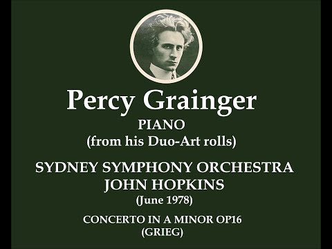 Grainger and Sydney Symphony – Grieg Piano Concerto – 1978