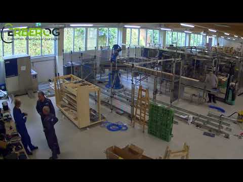 Montage eines MOBA MR50 Depalettierer bei Eiermacher GmbH