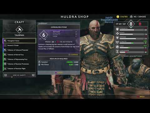 God of War[PS4] pt 175: Infinity Gauntlet Easter Egg and Secret Ending(Final)