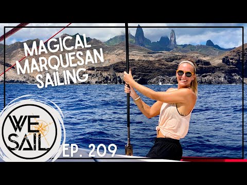 Sailing from Ua Pou to Nuku Hiva in the Marquesas | Episode 209