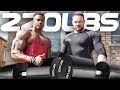 220LBS DUMBBELL PRESS - Simeon Panda & Sean Frederick Parker