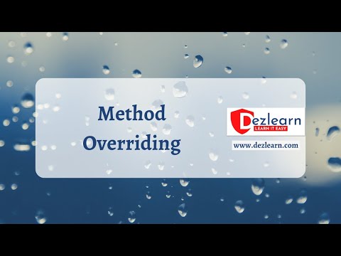 Session 12: Method Overriding in Java | Object Oriented Programming Series | OOPS