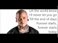 Forever starts today - Linus Svenning (LYRICS ...