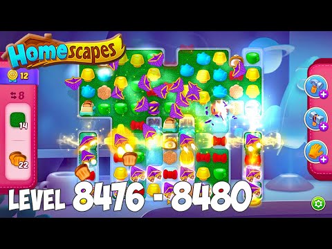 Homescapes level 8476 8477 8478 8479 8480 🏡 Gameplay Walkthrough (Android, iOS) Playrix