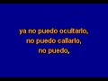 Lo siento mi amor - La India (Karaoke) (Salsa)