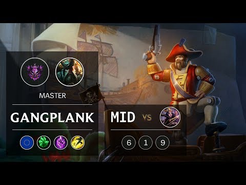 Gangplank Mid vs LeBlanc - EUW Master Patch 9.5