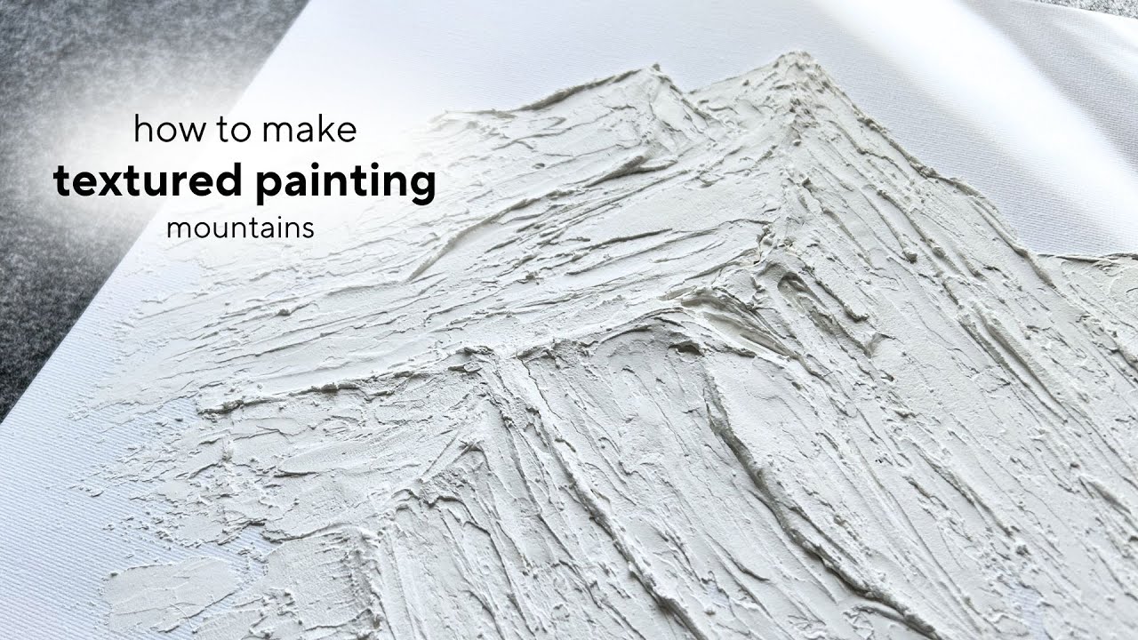 Create STUNNING Mountain Texture Art / Full Guide + Pro TIPS