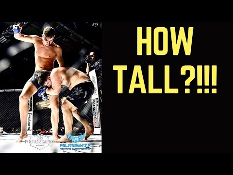6'6" TALL!!! - CAL BAKER  -V-  GEORGE MARSH.  ALMIGHTY FIGHTING CHAMPIONSHIP