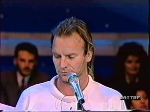 Sting Sebben crudele Live 1989