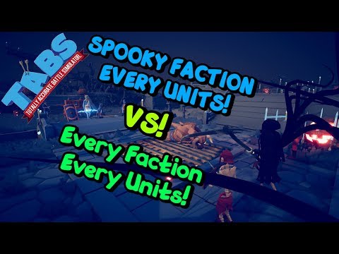 TABS | Spooky Faction Units Vs Every Faction Units - Totally Accurate Battle Simulator