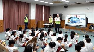6月22日【びわ湖放送ニュース】「うみのこ」乗船を前に豊郷小学校で事前学習