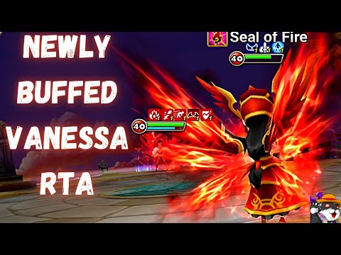 The Power Of Newly Buffed Vanessa (Fire Valkyrja) In RTA  Summoners War