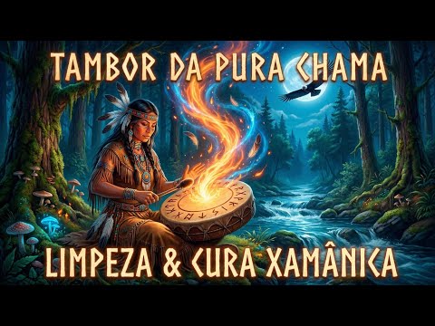 🔥 Tambor da Pura Chama: Limpeza Energética Xamânica que Transforma Sua Alma! 🪘(Solfejo)