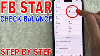 ✅  How To Check Facebook Star Balance 🔴