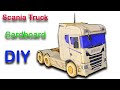 Making A SCANIA Truck With Cardboard