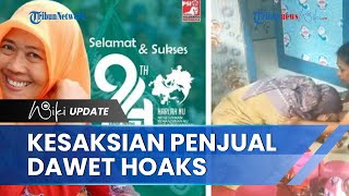 Terbongkar Sosok Penjual Dawet Hoaks di Kanjuruhan Ternyata Kader PSI, Kini Nangis nangis Minta Maaf