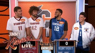 NBA Stars Play College Knowledge - Kentucky vs. Stanford video
