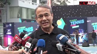 BTF general secretary Ishtiaq Ahmed Curren on  ITF World Tennis Tour Junior J-30